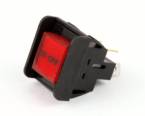 SWITCH, LIGHTED RED PUSH BUTTO