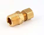 FITTING, 3/8 BRASS NPT(COMPRES